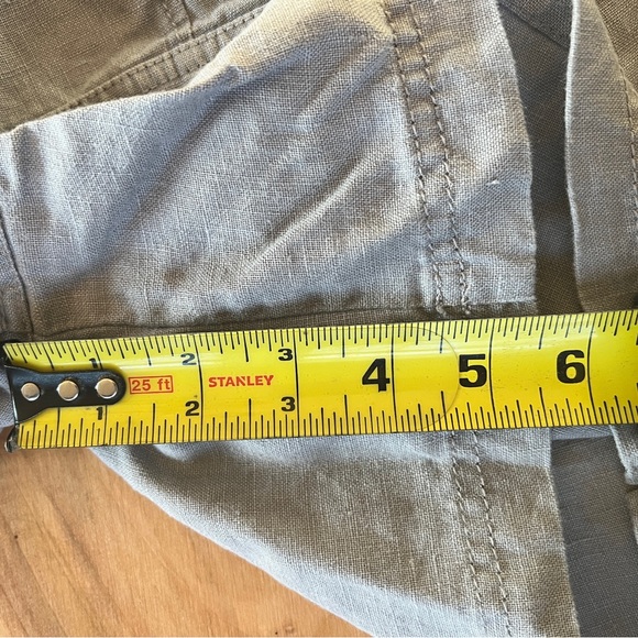 INC International Concepts 100% linen Gray shorts - Picture 7 of 7